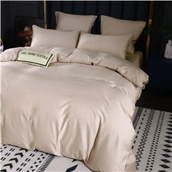 Комплект постельного белья Однотонный Сатин Премиум на резинке OCPR002