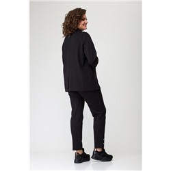 Bonna Image 707 черный_белые_пуговицы, Брюки,  Жакет