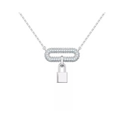 Колье из серебра куб.циркон., ЗК0320444