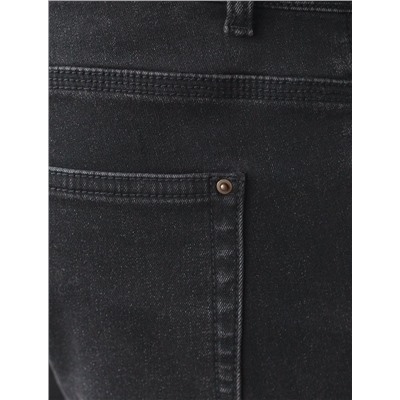 Джинсы утепленные прямые из эластичного денима с мягким флисом