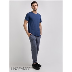 Трикотажная мужская футболка LINGEAMO индиго ВФ-10 (17)