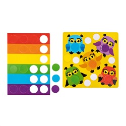 Развивающая игра для маленьких «Мир вокруг». Серия «Учись, играя» (разноцветные кружочки)