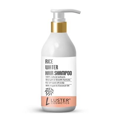 RICE WATER Shampoo, Luster (РИСОВАЯ ВОДА шампунь для волос, Ластер), 300 мл.