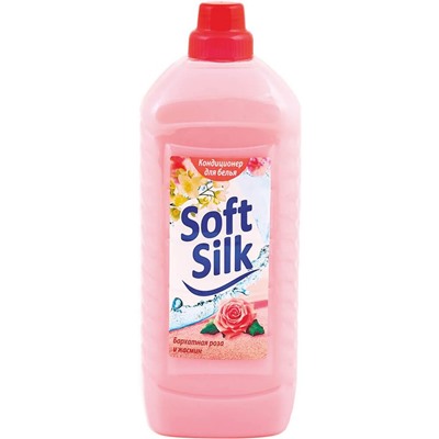 Ополаскиватель для белья с антистатическим эффектом "Soft Silk" бархатная роза и жасмин, 2кг