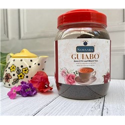 Samaara GULABO Rose CTC Leaf Black Tea, Jivraj (Самаара ГУЛАБО СТС, Гранулированный Черный чай с Розой, Живрадж), БАНКА 250 г. - СРОК ГОДНОСТИ ДО 31 ИЮЛЯ 2025 ГОДА