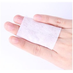 Универсальные безворсовые хлопковые салфетки, упаковка 100 шт, 6*7 см.