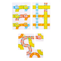 Увлекательная настольная игра «Змеиные гонки»
