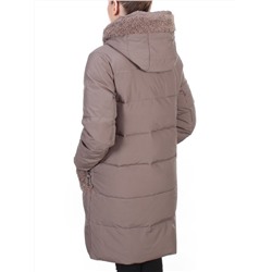 2197-2 BROWN Пальто зимнее женское OLAYEETE (200 гр. холлофайбера) размер 46
