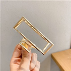 Краб металлический золотой ПРЯМОУГОЛЬНЫЙ, 9 см.