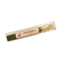 SEVEN CHAKRAS Ramakrishna's Natural Handmade Incense Sticks (СЕМЬ ЧАКР натуральные благовония ручной работы, Рамакришна), 20 г.