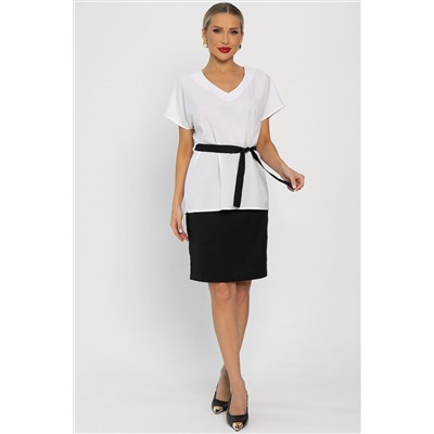 Костюм Лэдис (бело-черный) К14102-14М