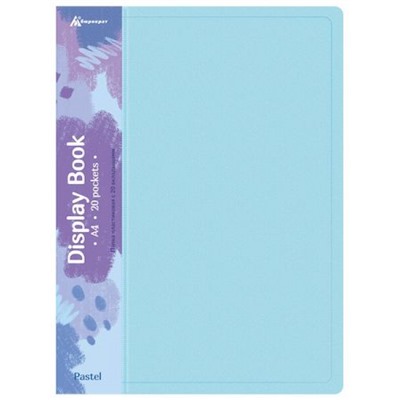 Папка-файл  20 Pastel PAST20BLUE 0.5мм голубой (1604875) Бюрократ