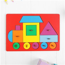 Рамка-вкладыш "Паровоз", цвет МИКС