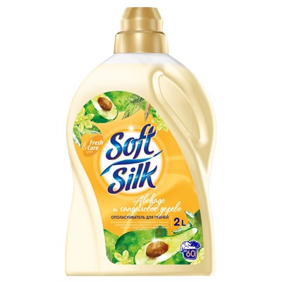 Ополаскиватель для тканей Soft Silk Авокадо и сандаловое дерево 2л NEW