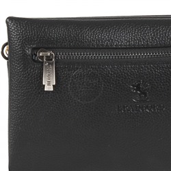 Сумка мужская искусственная кожа BF-86020-2В,  3отд,  2внеш+17внут/карм,  плечевой ремень,  ручка петля,  черный 202237