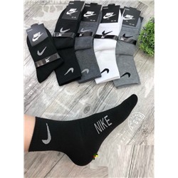 НОСКИ БРЕНДЫ МУЖСКИЕ NIKE  РАЗМЕР 41-48 (УПАКОВКА 10  ПАРЬ 5 цвет )