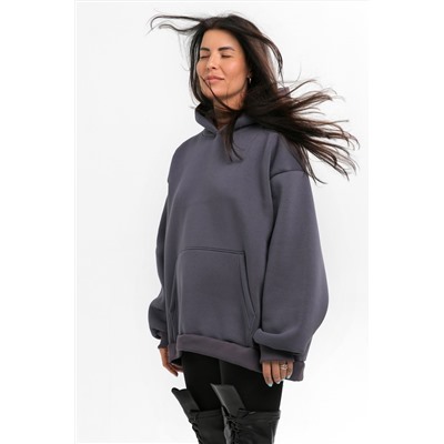 Толстовка Hoodievs woman-grey (Серый)