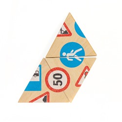 Пазл деревянный «Дорожные знаки»