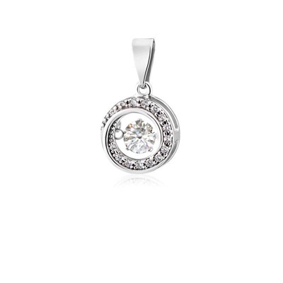 Подвеска из серебра куб.циркон., А-2137866/9