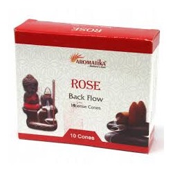ROSE Back Flow, Aromatika (Конусы РОЗА стелющийся дым, Ароматика), 10 конусов.