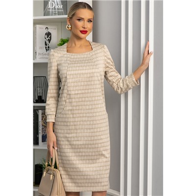 Платье Настроение (бежевое) П13744-19М