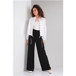 DOGGI 2827/1 белый+черный, Брюки,  Блуза