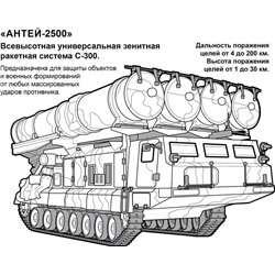 Раскраска. Супертехника. Ракетный щит России