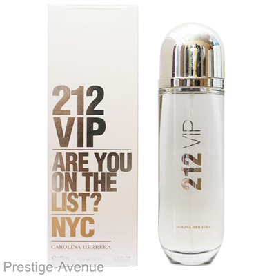 Carolina Herrera 212 Vip Silver edp for women 125 ml