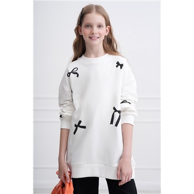 Свитшот оверсайз для девочки из футера трехнитки Happyfox