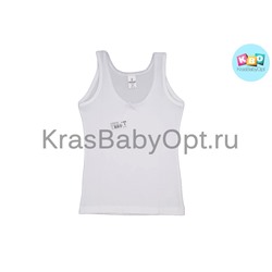 Майка белая для девочки