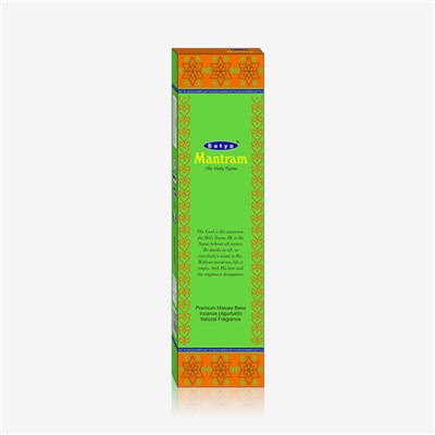 Satya MANTRAM Incense (Благовония МАНТРАМ, Сатья), 25 г.