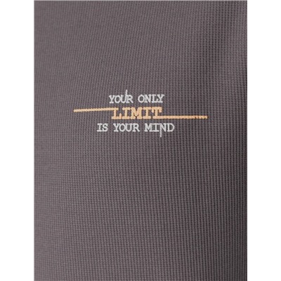 Джемпер легкий из фактурного эластичного трикотажа с принтом