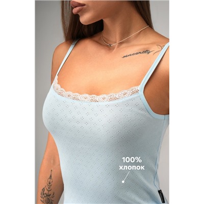 Женская пижама с шортами из ажурного хлопка Happyfox