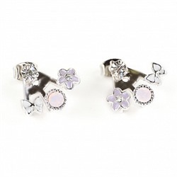 Серьги-гвоздики PR2876 розовый
