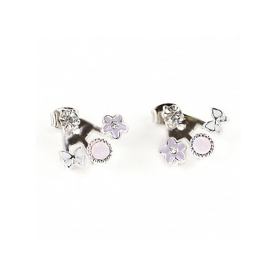 Серьги-гвоздики PR2876 розовый