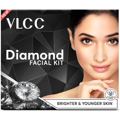DIAMOND FACIAL KIT, Brighter & Younger Skin, VLCC (БРИЛЛИАНТ набор - Светлая и молодая кожа), 60 г. (6x10 г.)