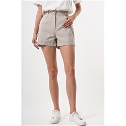 Шорты из джинсовой ткани светло-серые