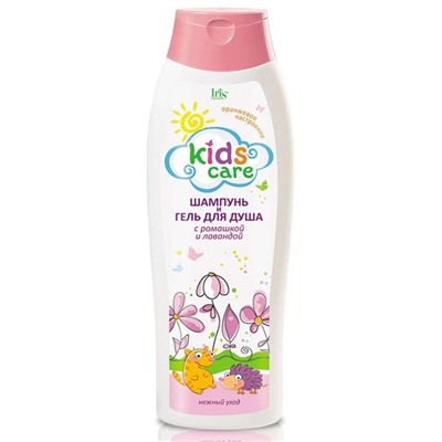 Шампунь-гель KIDS CARE 400мл 2в1 Ромашка и лаванда  IRIS