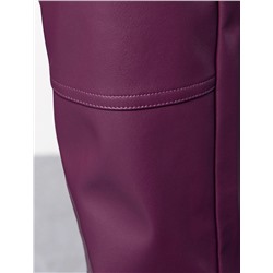 Брюки из эластичной, формоустойчивой эко-кожи