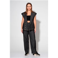 Liona Style 868 черный, Брюки,  Жилет
