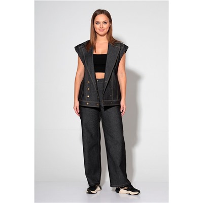 Liona Style 868 черный, Брюки,  Жилет