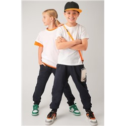 Детские брюки из футера с микроначесом Happyfox