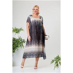Romanovich Style 1-1332 синий_горох, Платье