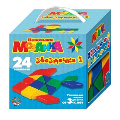 Напольная мозаика, 24 элемента