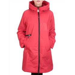 M820 RED Пальто демисезонное женское (100 гр. синтепон) размер 54