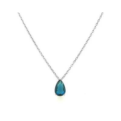 Колье из серебра лондон топаз кварц, Ю-50010р