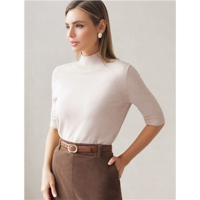 Джемпер тонкой вязки из хлопка с нейлоном