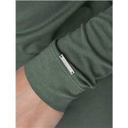 Джемпер с цельнокроеным воротом из премиального хлопка