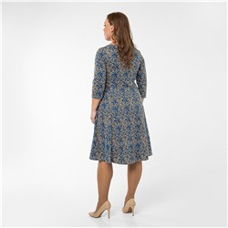 Платье, текстиль, бежевый