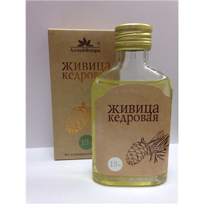Алтайфлора живица кедровая 15% 100 мл флакон